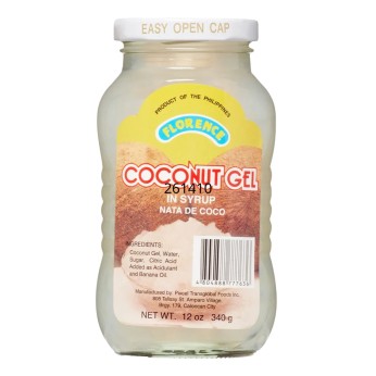 White Nata de Coco in Syrup 340g FLORENCE