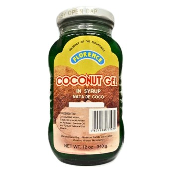 Green Nata de Coco in Syrup 340g FLORENCE