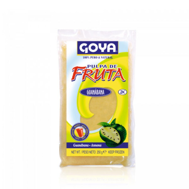 Pulpa De Guanabana-Annona-Soursop Fruit 250g GOYA