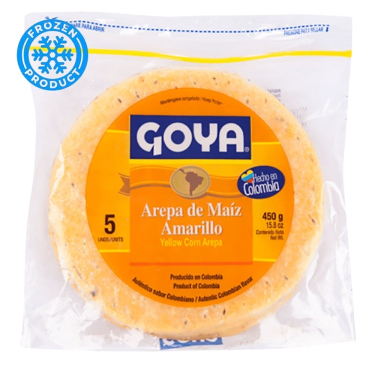 Arepas De Maiz Amarillo 450g 5pcs GOYA Arepas De Maiz Amarillo 450g 5pcs GOYA