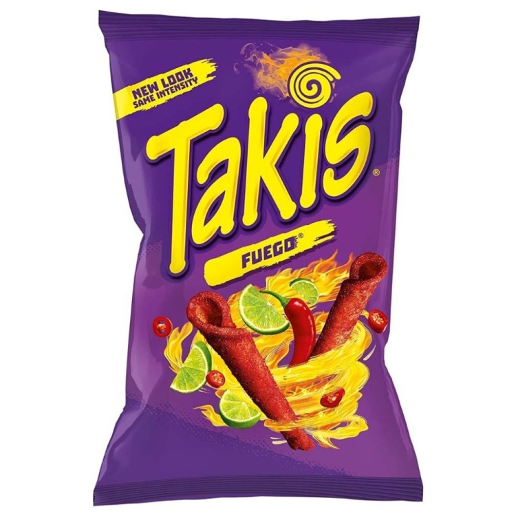 Spicy Corn Chips Fuego 140g TAKIS