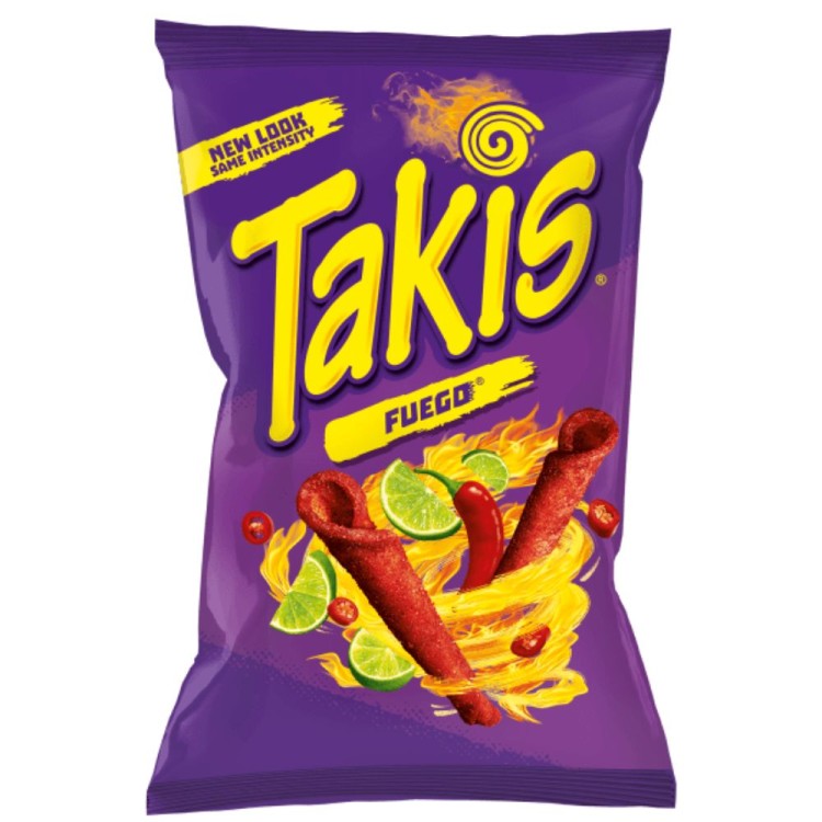 Spicy Corn Chips Fuego 100g TAKIS