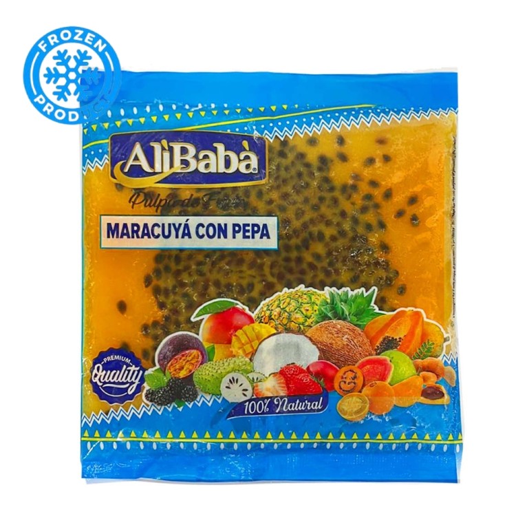 Passion Fruit Maracuya Pulp with Seeds Frozen 250g ALIBABA