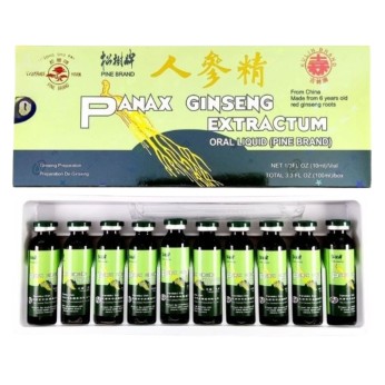 Red Panax Ginseng Extract 100ml (10x10ml) 0,5%alc PINE