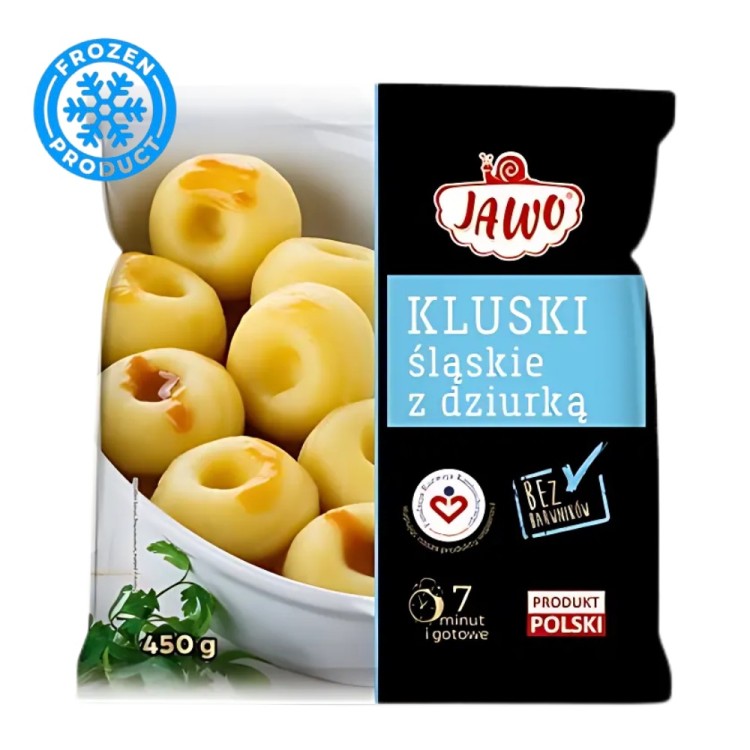 Πολωνικά Ζυμαρικά Kluski Slaskie Z Dziurka Κατεψυγμένα 450g JAWO
