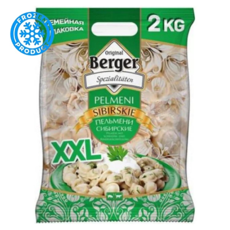 Πελμένι Ουραλίων Με Γέμιση Χοιρινό Κρέας 2kg BERGER
