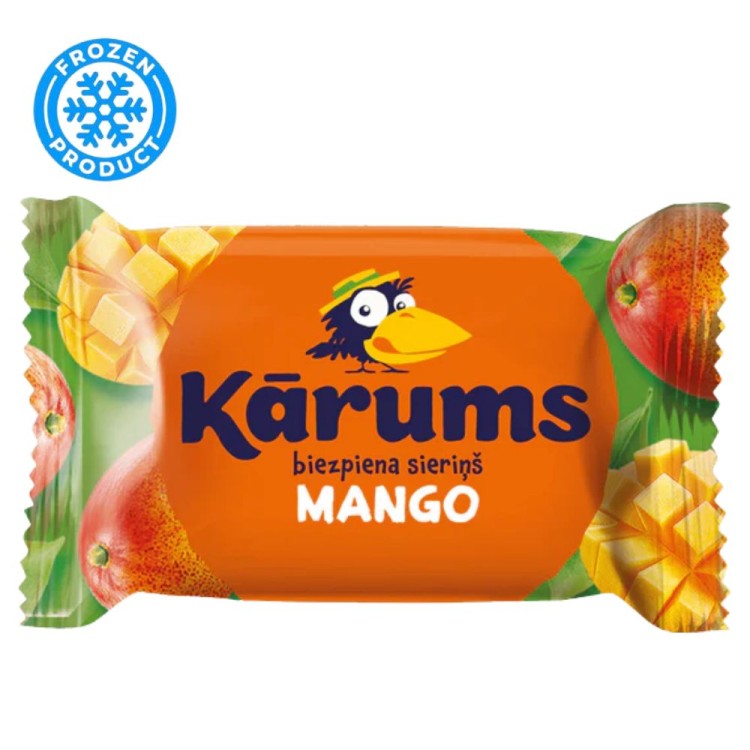 Γλύκισμα Μυζήθρας Με Γλάσσο Μάνγκο 45g KARUMS Γλύκισμα Μυζήθρας Με Γλάσσο Μάνγκο 45g KARUMS