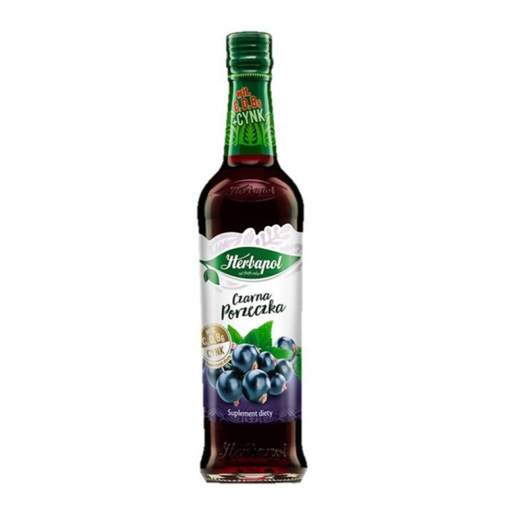 Σιρόπι Με Γεύση Μαύρο Φραγκοστάφυλο 420ml HERBAPOL
