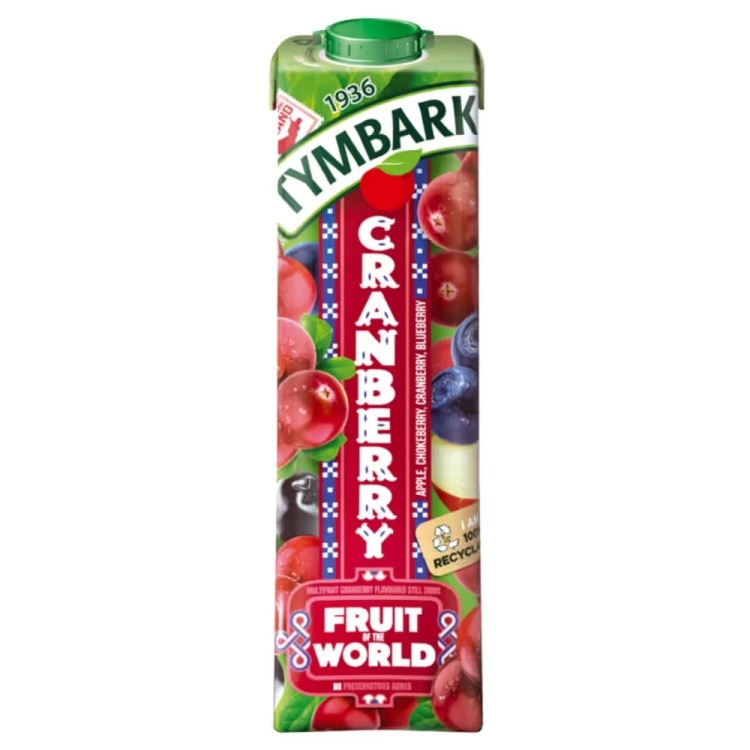 Fruit Drink Cranberry, Apple, Aronia and Blueberry 1lt TYMBARK