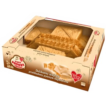 Waffles With Sweet Condensed Milk Flavor 500g PL KIER