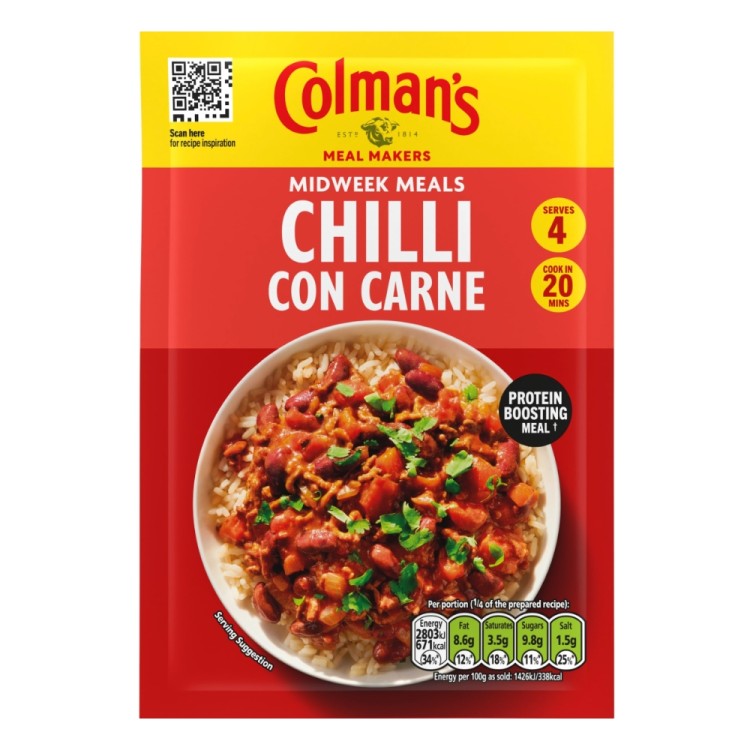 Midweek Meals Chilli Con Carne Meal Maker 50g COLMAN'S