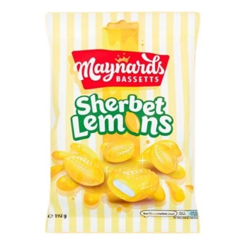 Καραμέλες Λεμονιού - Sherbet Lemons 192g MAYNARDS BASSETS