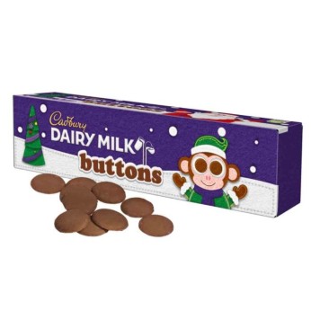 Dairy Milk Chocolate Buttons Tube- Christmas Editon 72g CADBURY
