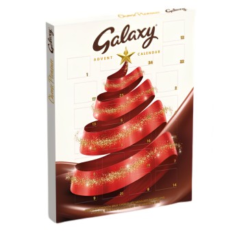 Galaxy Milk Chocolate Christmas Advent Calendar 110g MARS