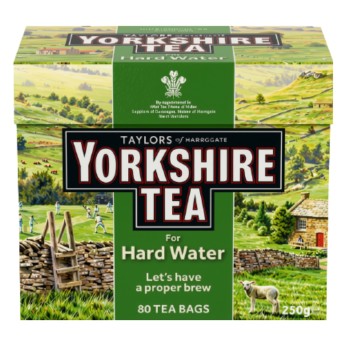 Μαύρο Τσάι Yorkshire για σκληρό νερό 80 Φακελάκια 250g TAYLORS OF HARROGATE