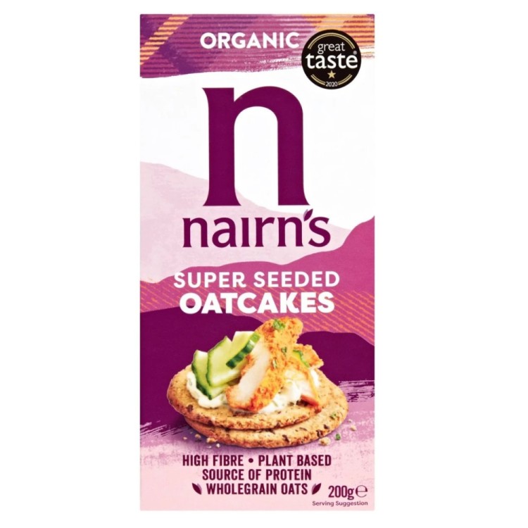 Super Seeded Oat Cakes Organic 200g NAIRN'S