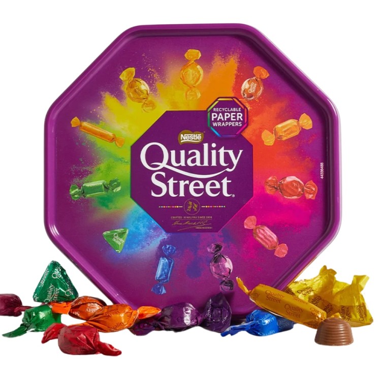 Ανάμεικτα Σοκολατάκια Quality Street σε Κουτί 600g NESTLE