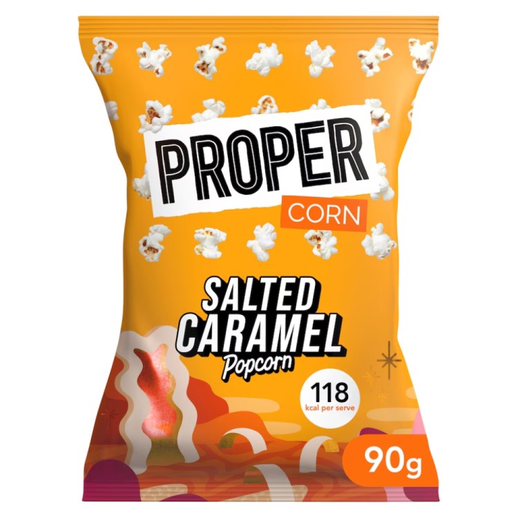 Ποπκόρν με Γεύση Αλατισμένη Καραμέλα 90g PROPERCORN