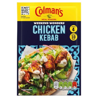 Weekend Wonders Meal Maker recipe mix Chicken Kebab 30g COLMAN'S
