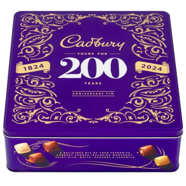 Selection of Chocolate Treats Mixed Chunks Tin Box 720g CADBURY