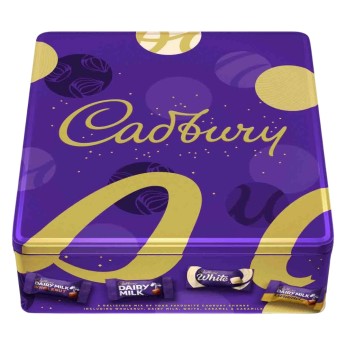 Selection of Chocolate Treats Tin Box 700g CADBURY