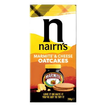 Marmite Cheese Oatcakes 200g NAIRNS
