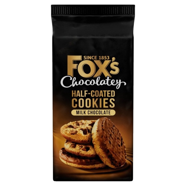 Half Coated Cookies 175g FOX'S