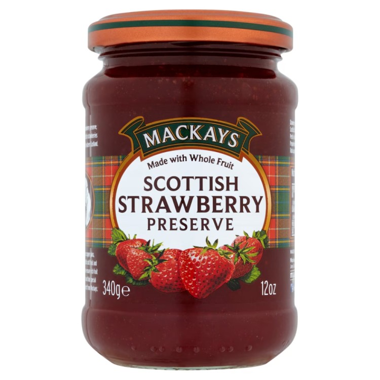 Scottish Strawberry Preserve 340g MACKAYS