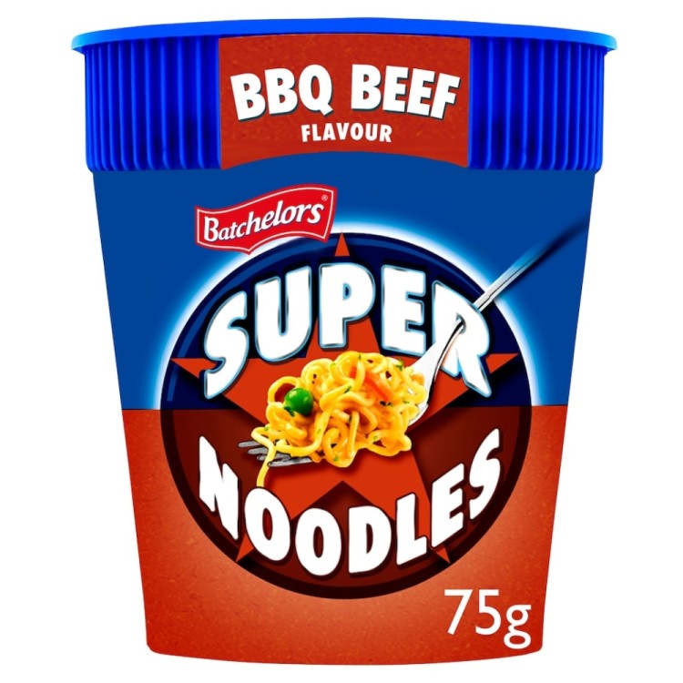 Super Noodles Pot BBQ Beef Flavour 75g BACHELOR'S