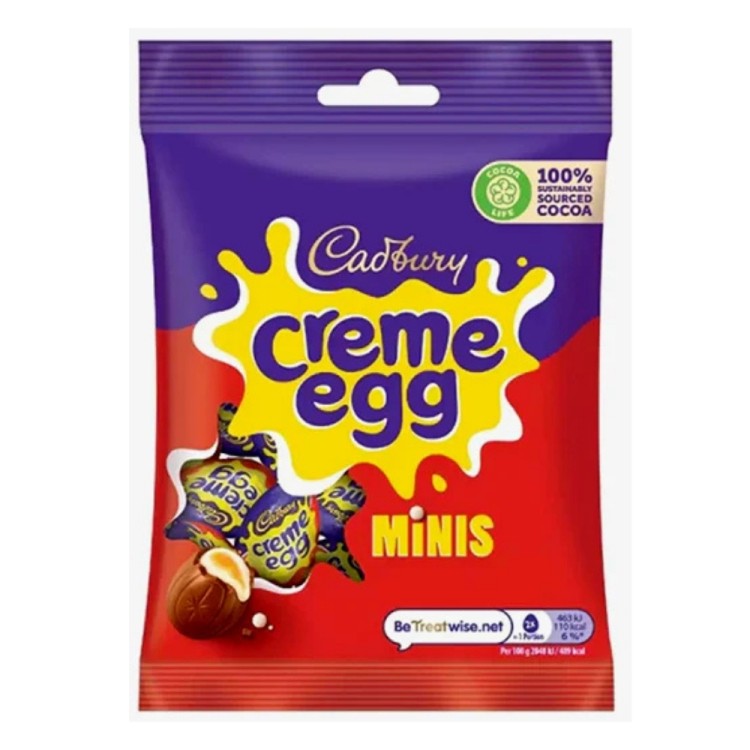 Creme Egg Mini Chocolate Bag 78g CADBURY