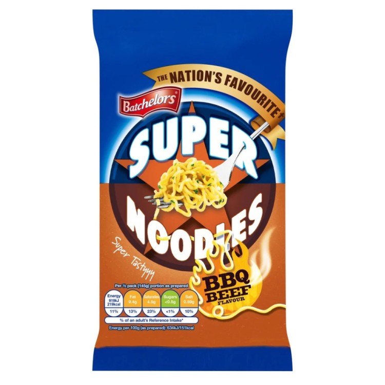 Super Noodles BBQ Beef Flavour 90g BACHELOR'S