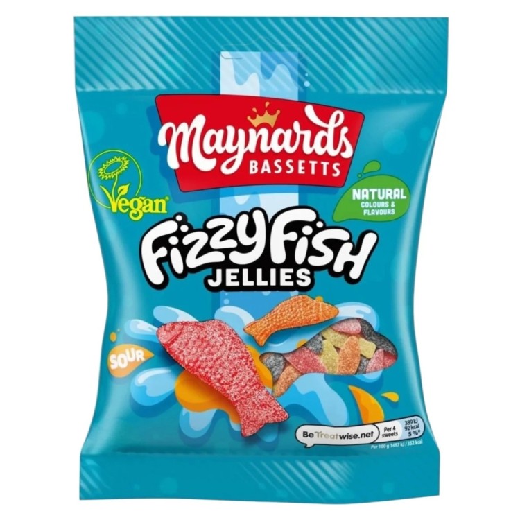 Fizzy Fish Jellies 110g MAYNARD BASSETTS