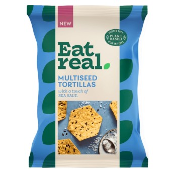 Multiseed Tortillas with Sea Salt 160g EAT REAL