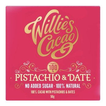 Μπάρα Με Χουρμά Και Φυστίκια Κελυφωτά 50g WILLIE'S CACAO