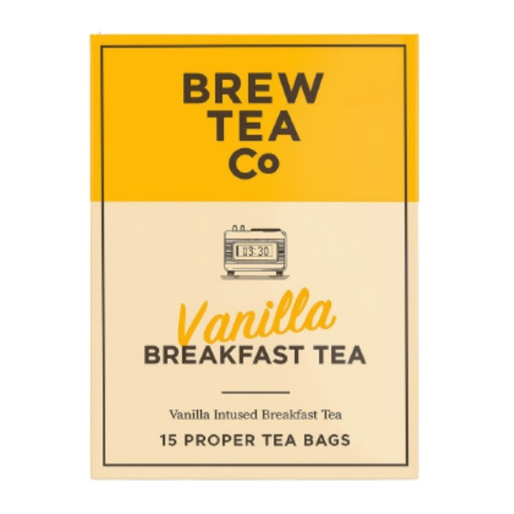 Μαύρο Τσάι με Άρωμα Βανίλιας 15 φακελάκια 52,5g BREW TEA CO