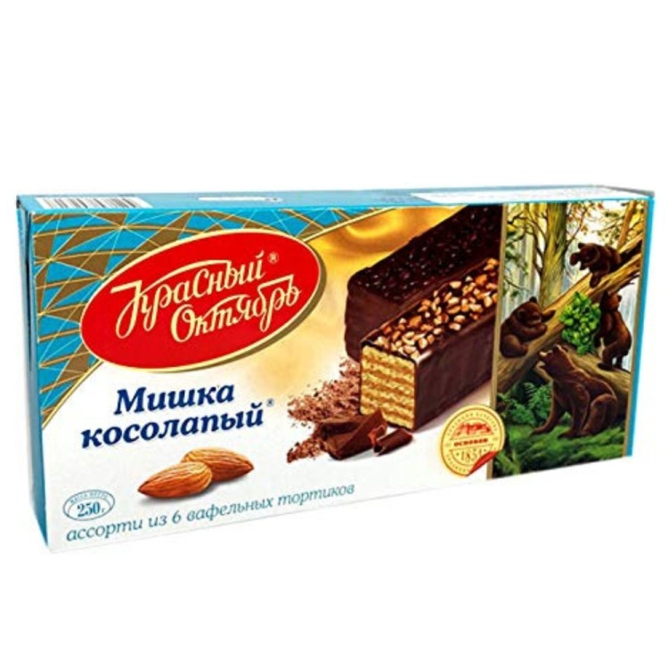 Waffle Cake Mishka Kosolapi 20g KRASNY OKTYABR