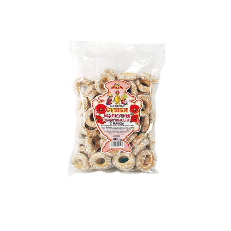Sushki Mini Glazed With Sugar And Poppy Seeds 400g ULAN