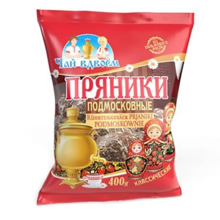 Pryaniki Biscuits Podmoskovnie (Пряники) 400g Чай вдвоем