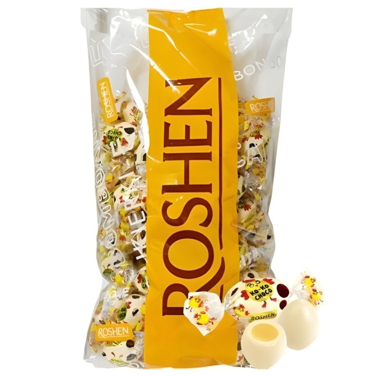 Chocolate sweets Ko-Ko Choco White - Шоколадные конф. Ко-Ко Чоко 1kg  ROSHEN