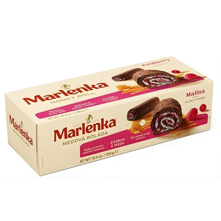 Ρολό με Κακάο και Σμέουρα 300g MARLENKA