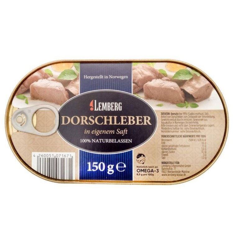 Συκώτι Μπακαλιάρου 150g LEMBERG