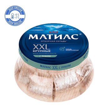 Φιλέτο Ρέγγας Matjes XXL σε Λάδι με Κρεμμύδι 260g SANTA BREMOR
