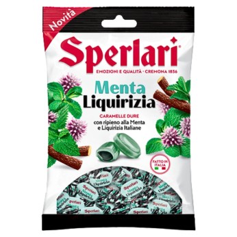 Καραμέλες με Μενθόλη και Γλυκόριζα 175g SPERLARI