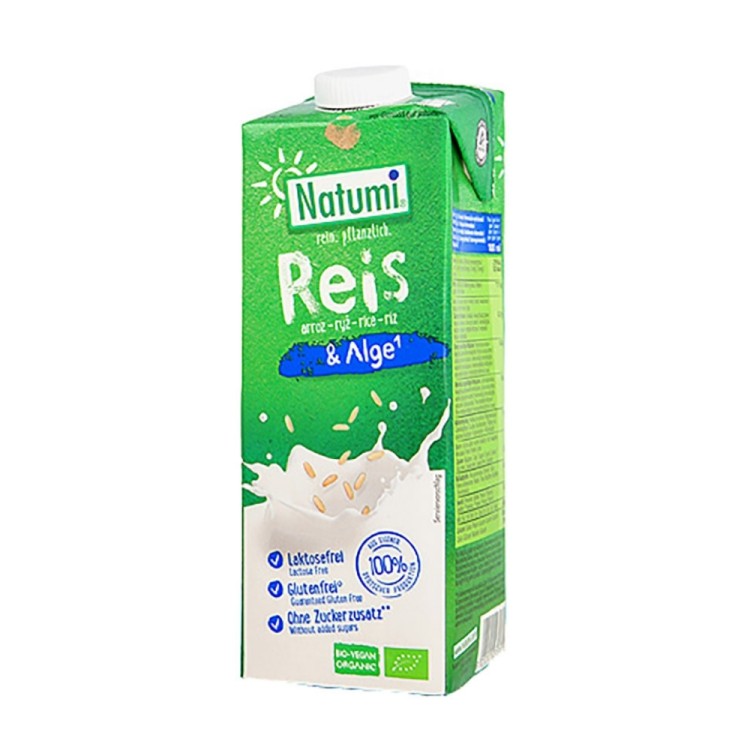 Βιολογικό Φυτικό Ρόφημα Ρυζιού με Φύκια 1 Lt NATUMI
