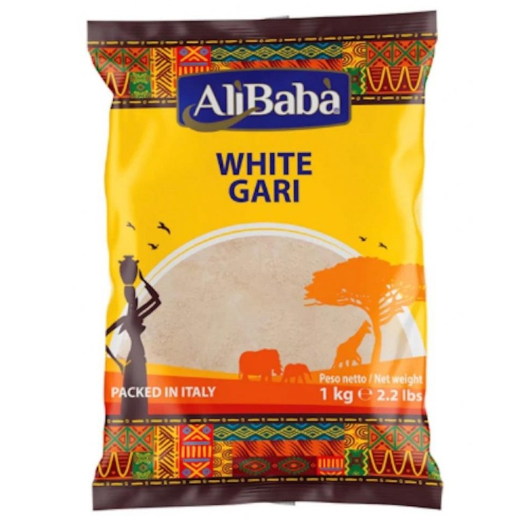 White Cassava Flour - White Gari 1000g ALIBABA White Cassava Flour - White Gari 1000g ALIBABA
