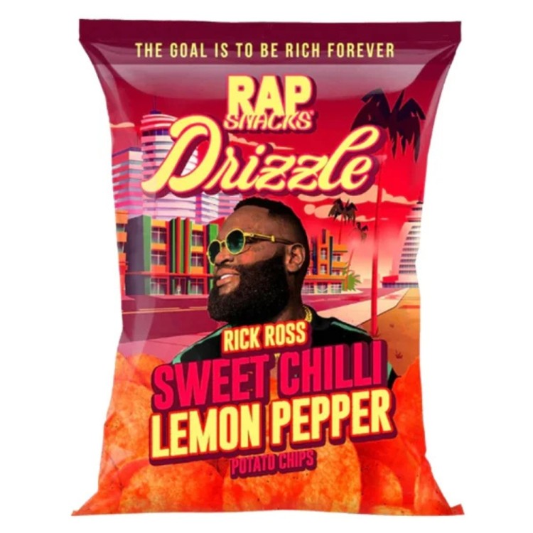 Πατατάκια Rick Ross με Γεύση Γλυκό Τσίλι & Λεμονοπίπερο 71g RAP SNACKS