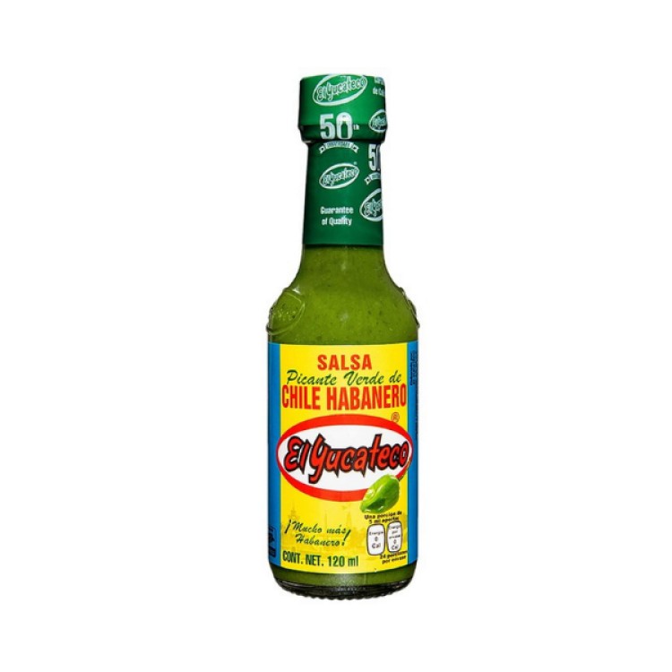 Καυτερή Πράσινη Σάλτσα Χαμπανέρο 120ml EL YUCATECO