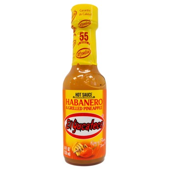 Σάλτσα Τσίλι Habanero & Ψητό Ανανά 120ml EL YUCATECO