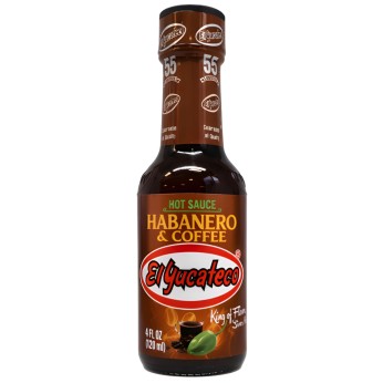 Σάλτσα Τσίλι Habanero & Καφέ 120ml EL YUCATECO