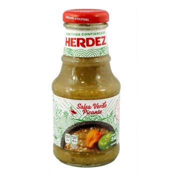 Hot Green Salsa - Salsa Verde Picante 240g HERDEZ